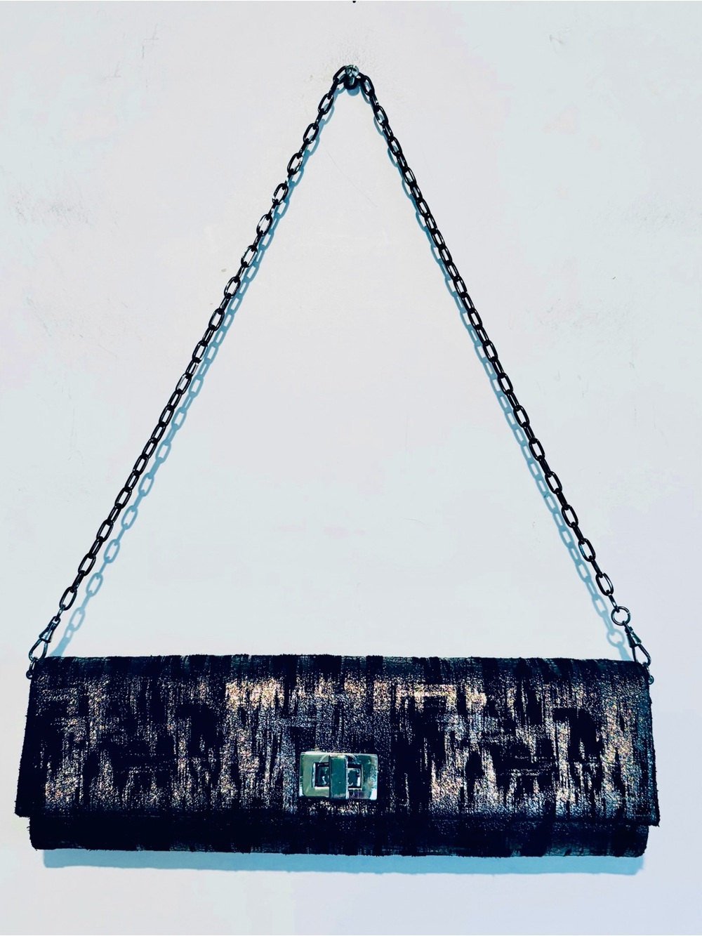 Inge Christopher Mano Clutch Metallic